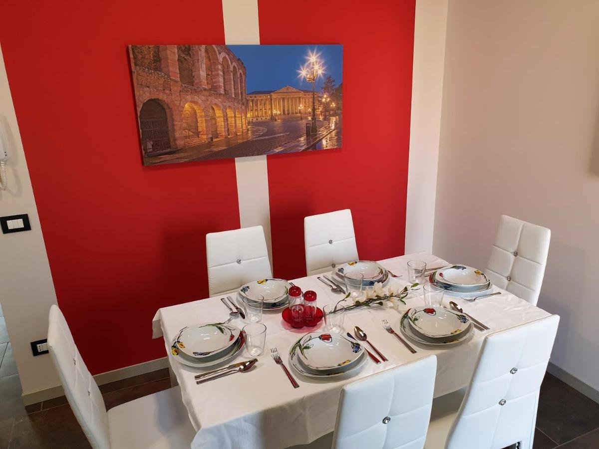 Dimora Rosso San Zeno - Wifi Veloce E Adatto Per Famiglie Verona Exterior foto